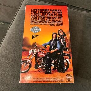 Harley-Davidson Ken Doll with Motorcycle - Orange and Black